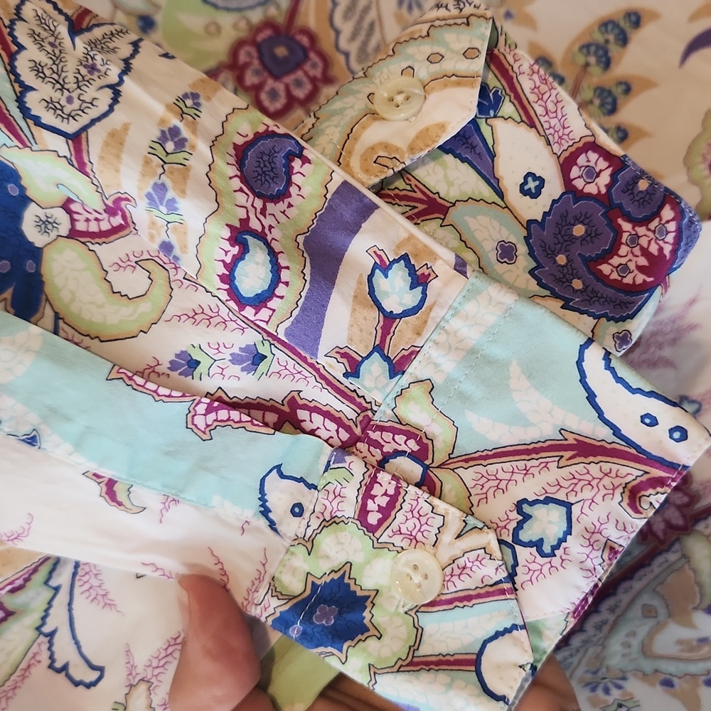 Etro Paisley Collared Button Down Long Sleeve - image 5